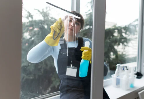Nettoyage de vitres intérieures et extérieures à Carelles